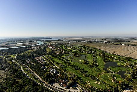 Aereal view of Golf Club di Lignano